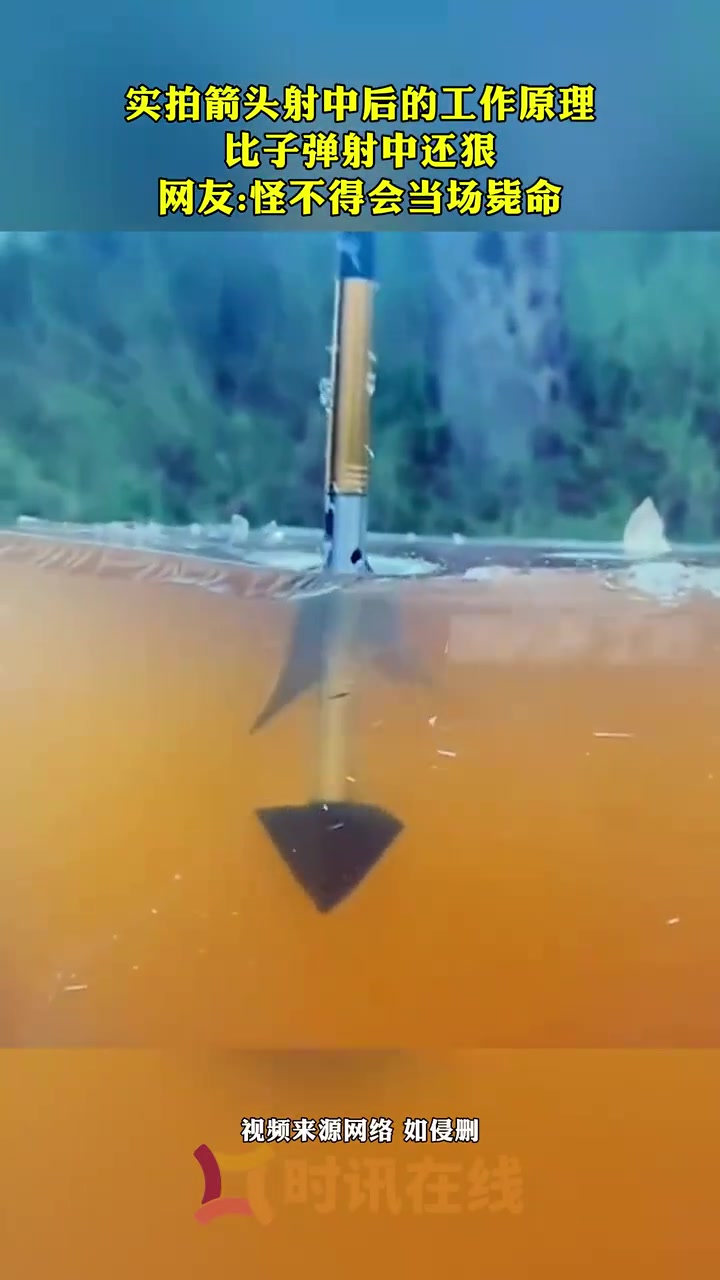 这箭头怎么取出，看着都得疼死