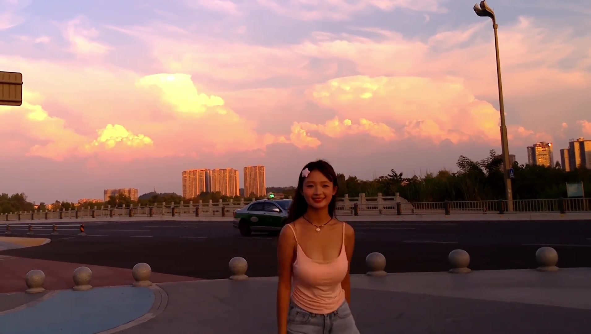 夏日的傍晚是真美呀