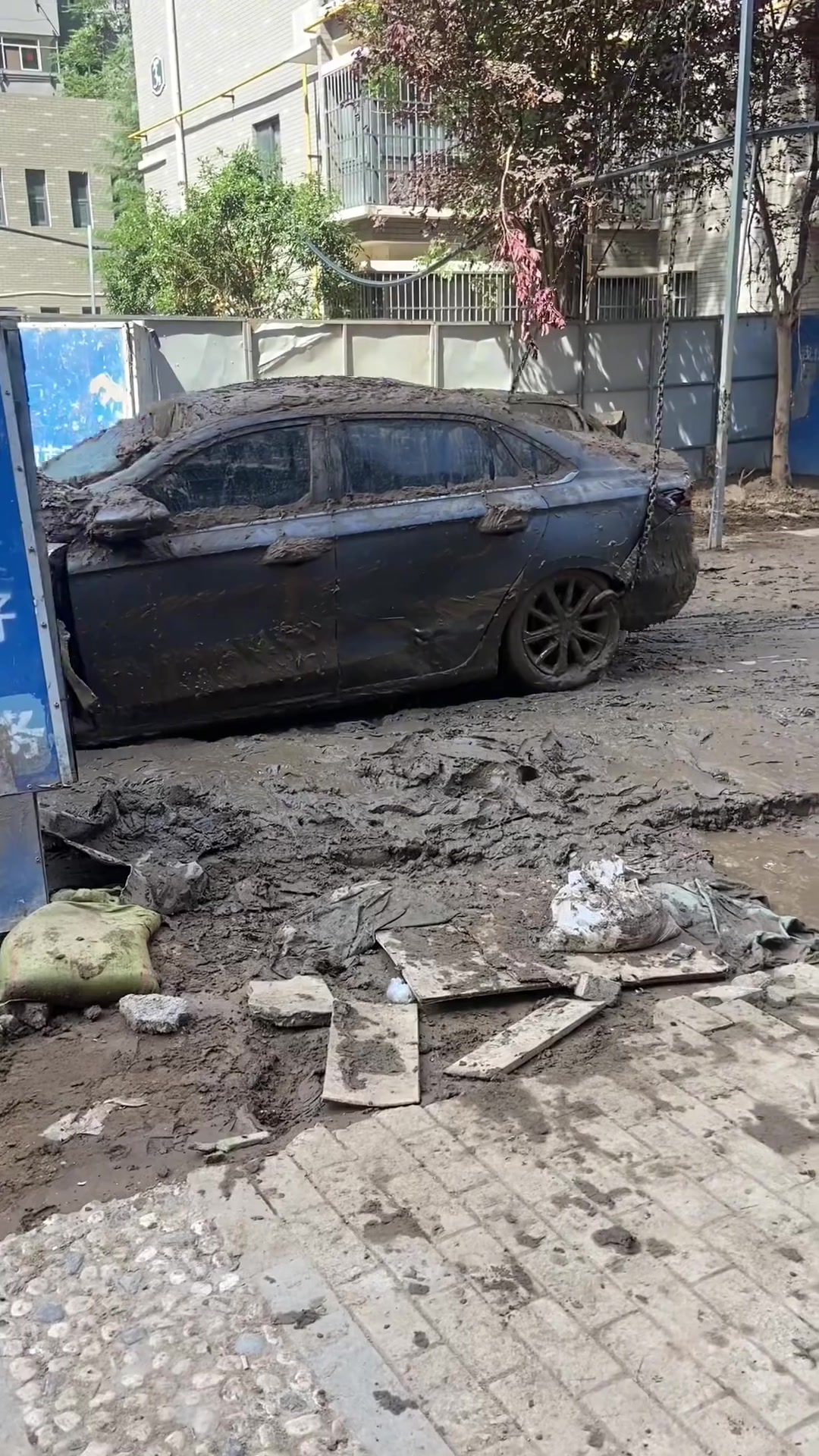 时隔一个多月车子终于在专业人士的帮忙下从地库把车拖了出来