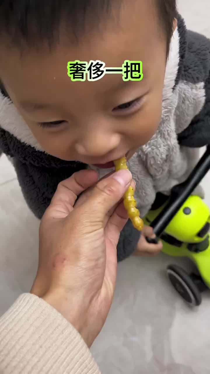 这虫子听说是什么野生云实斗米虫，是很贵吗看起来味道一般