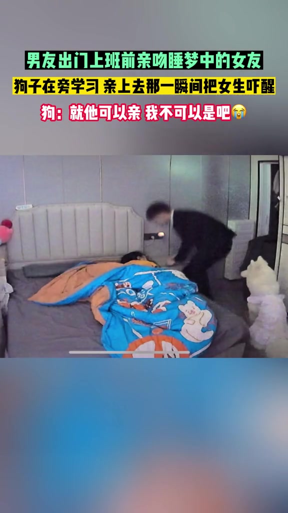 狗：就他能亲，我不能是吧