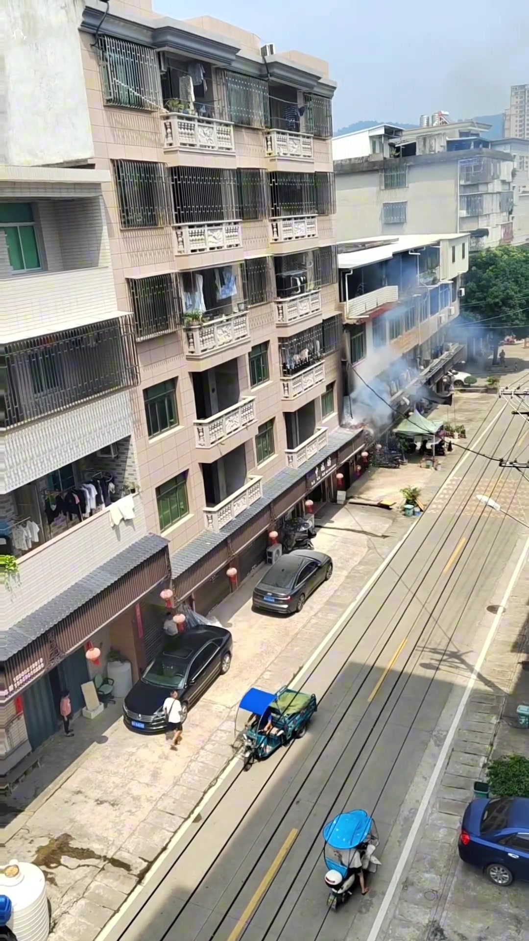 如果是晩上发生就麻烦了