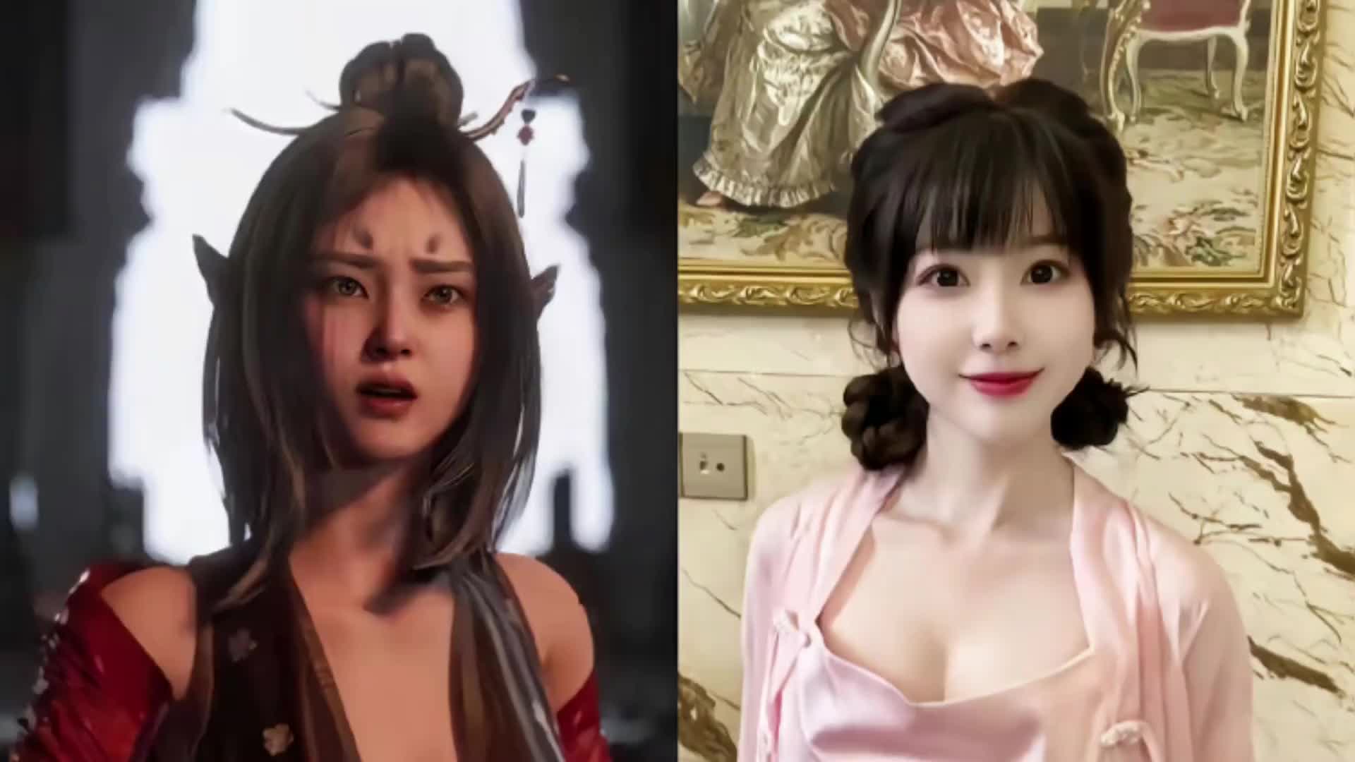 黑神话女角色真实面模！谁才是你心目中的女神呢