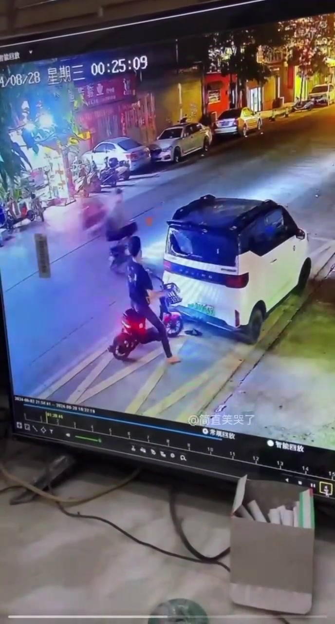 跑了就亏了，他这里不能停车！