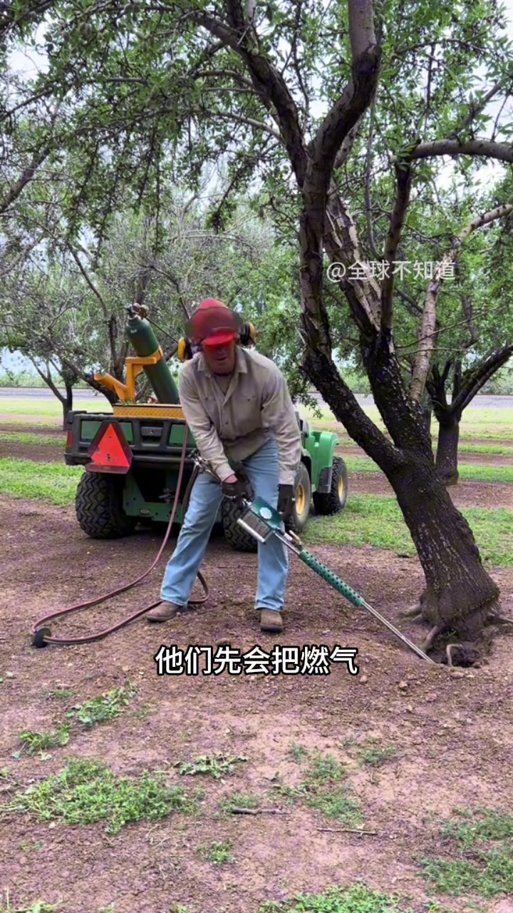 美国农场用爆破来炸松鼠和地鼠