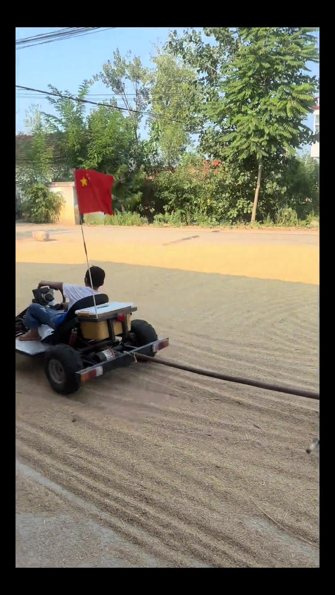 不带个耙子，能飞起来