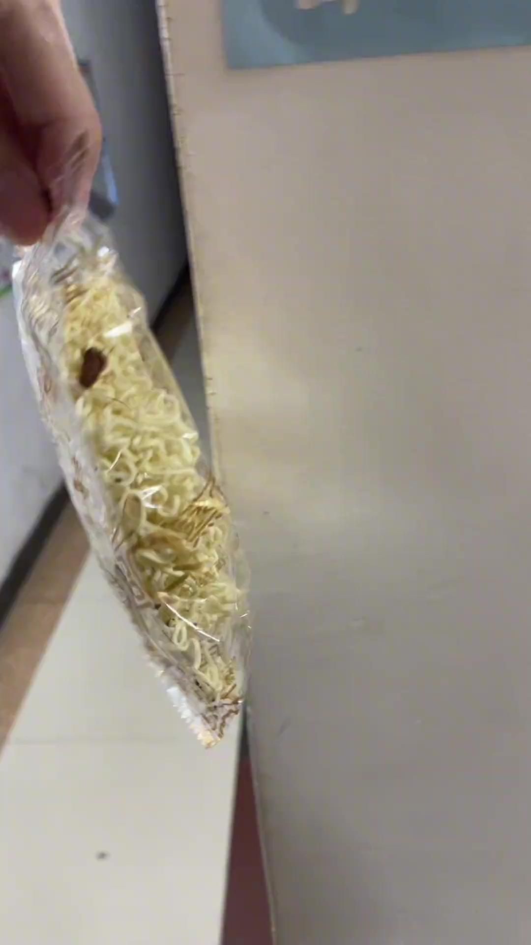 包装的面里面都有小强了，看来小强都会法术了！