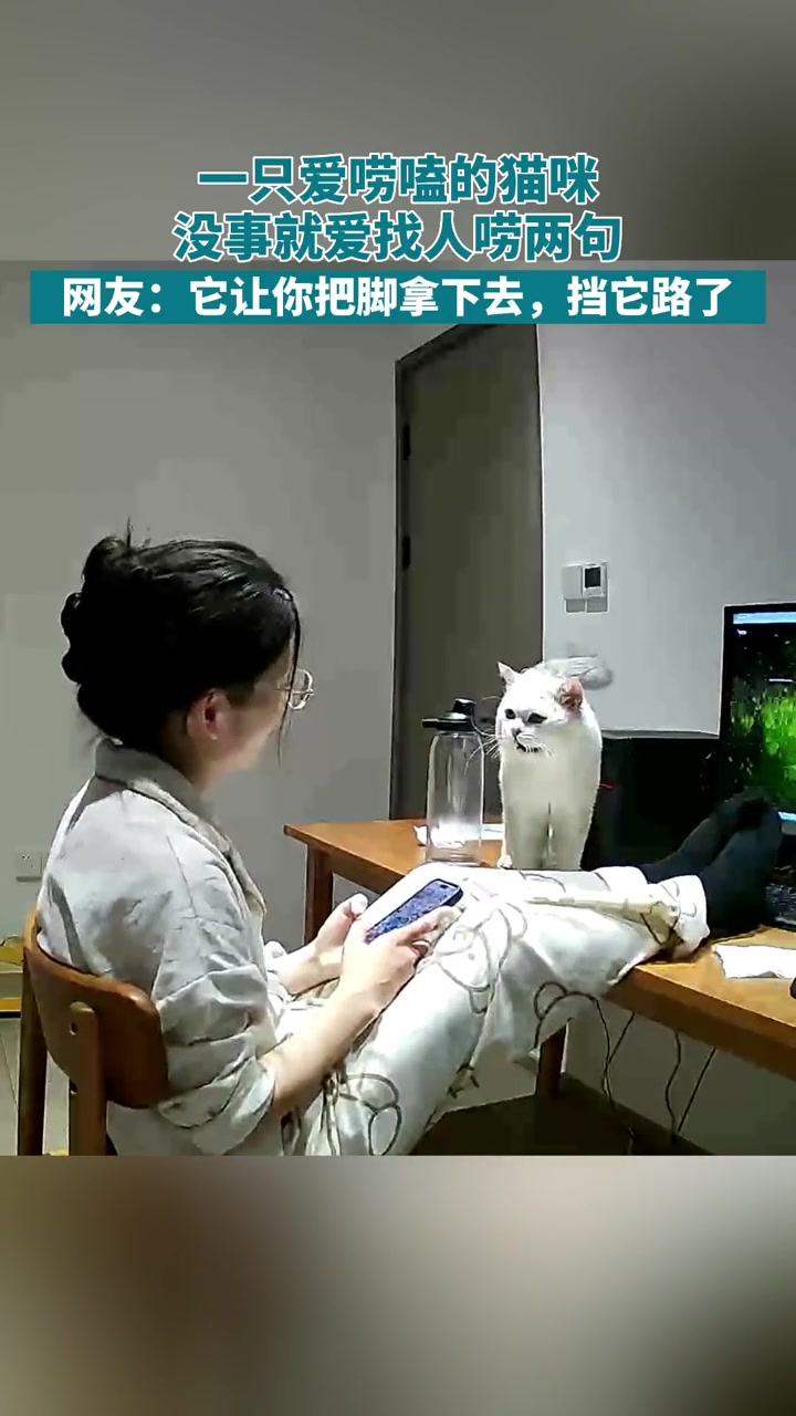 你一次听你和我说这么多话！