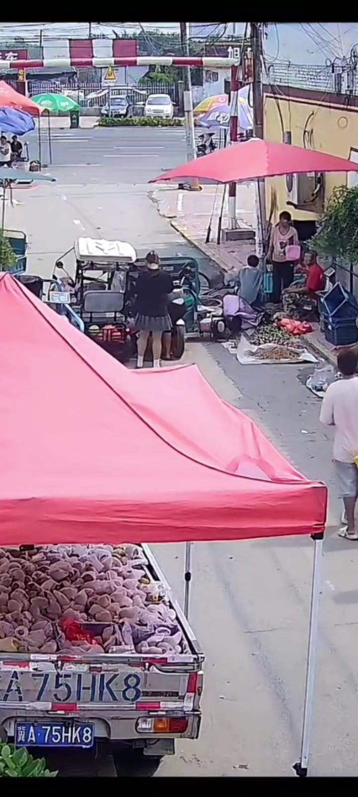 这眼睛是瞎了这样撞