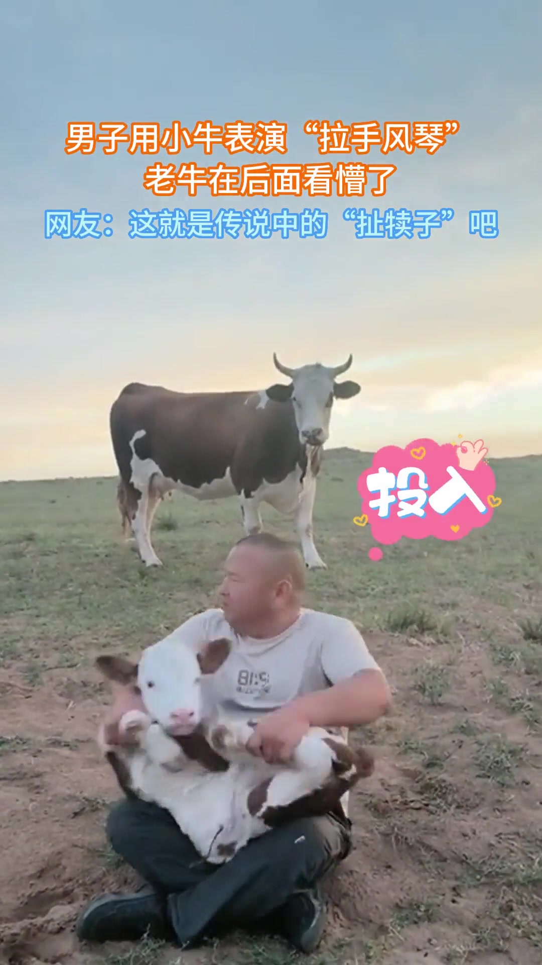 扯犊子呢用我儿子拉手风琴