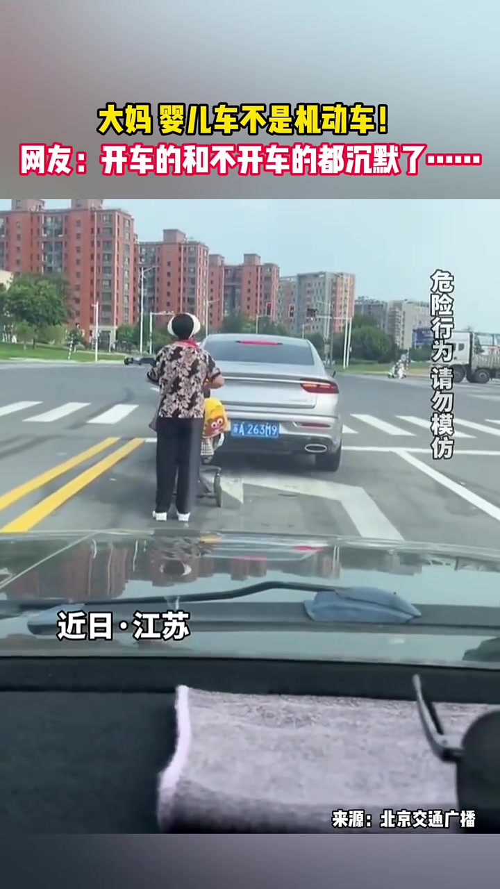 婴儿车不是机动车！网友：开车的和不开车的都沉默了
