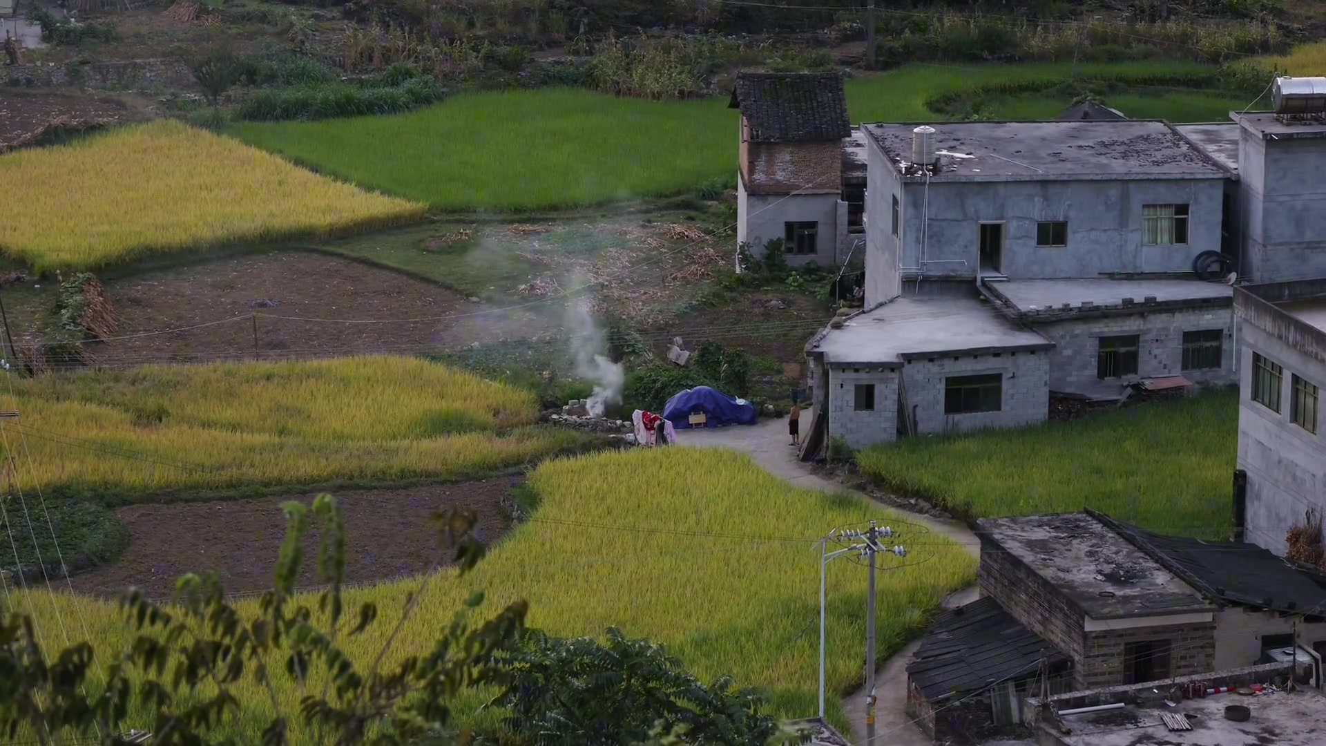 那片熟悉的天空，那条宁静的小路