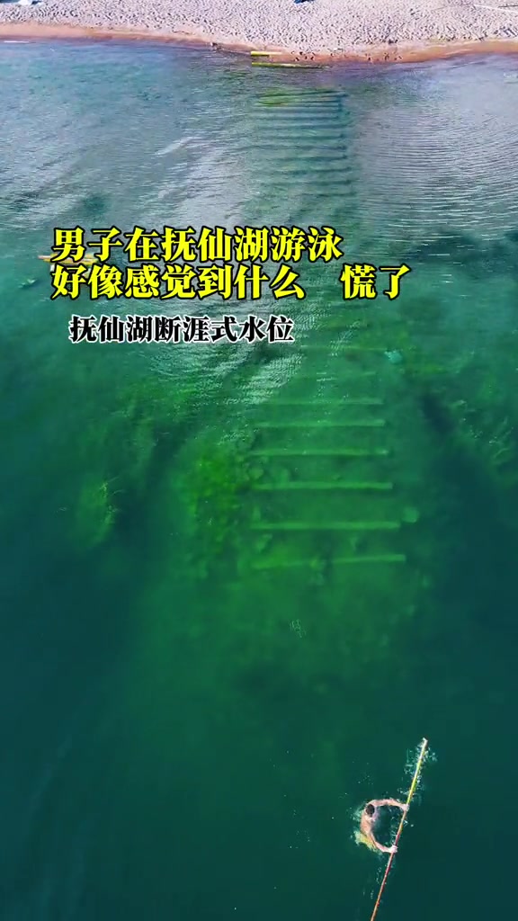抚仙断崖处水不对呀！！