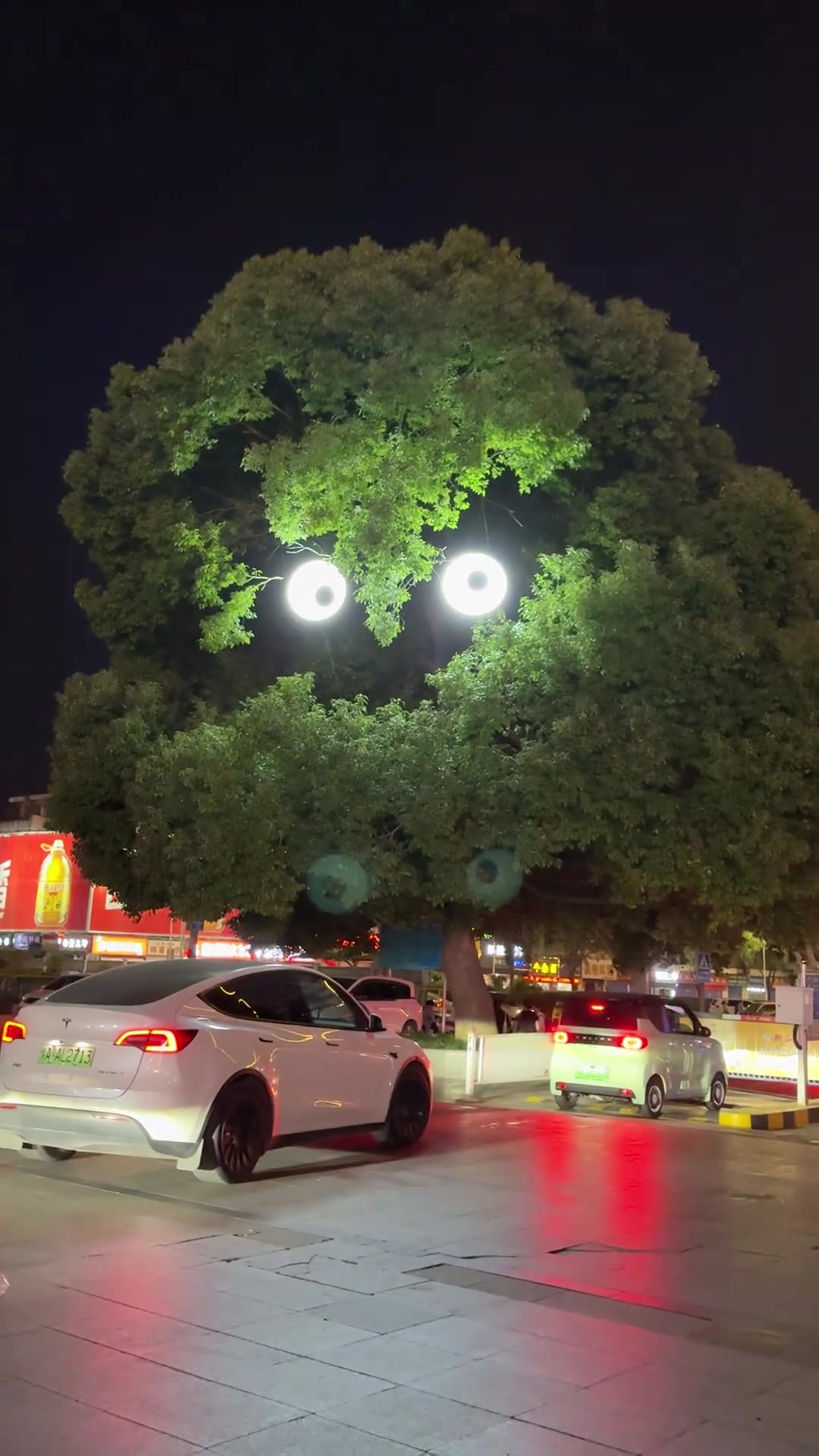 第一眼看过去这路灯有点奇葩啊第二眼怪可爱