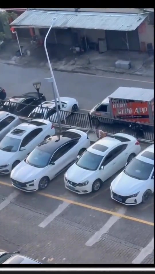 踹后视镜之前还要看看车牌，这是什么操作