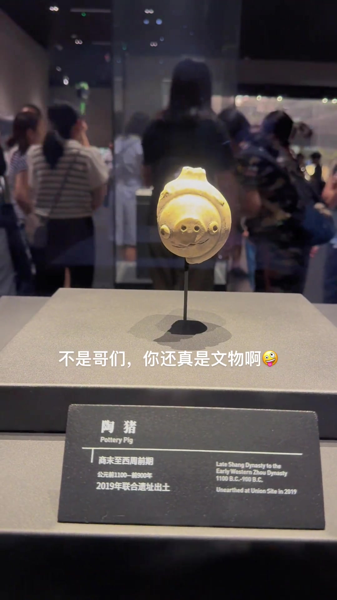 不是哥们，你还真是文物啊