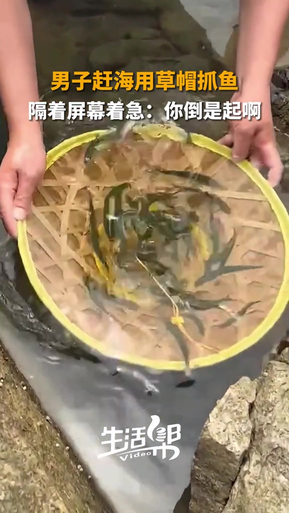 钓鱼佬看完都想过去帮他抓鱼！