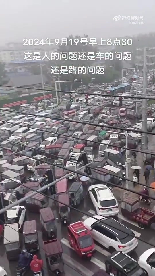 放眼望去全是“老头乐”！交通乱成这样是谁的问题