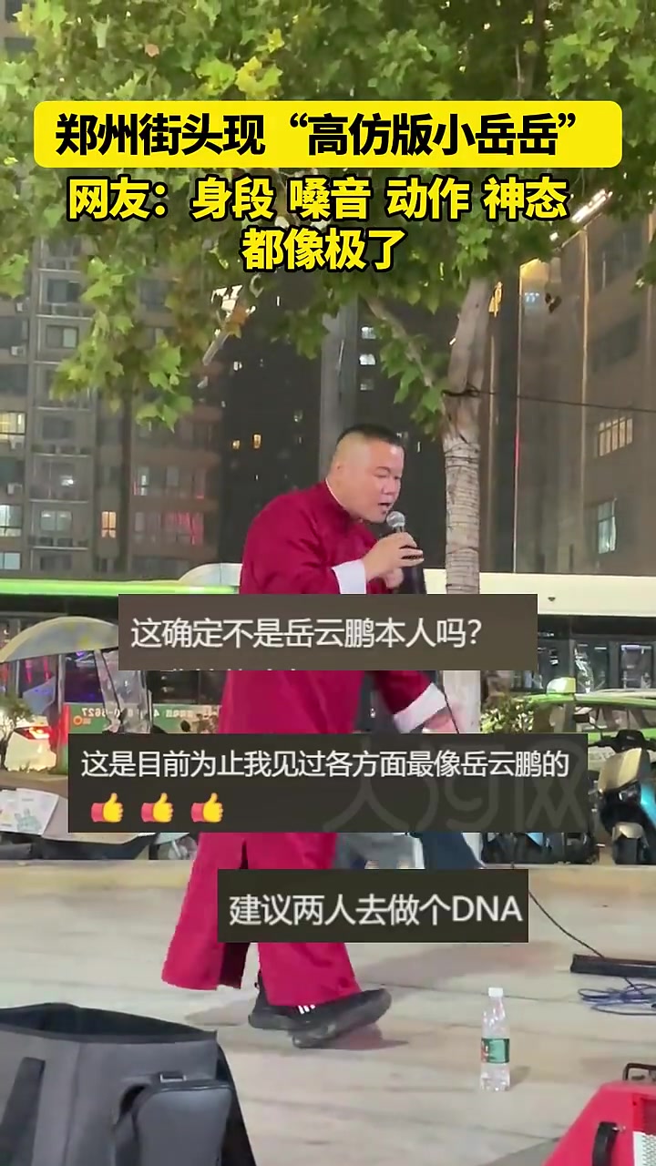 身段、嗓音、动作、神态都像极了！！！怎么能这么像小岳岳！！