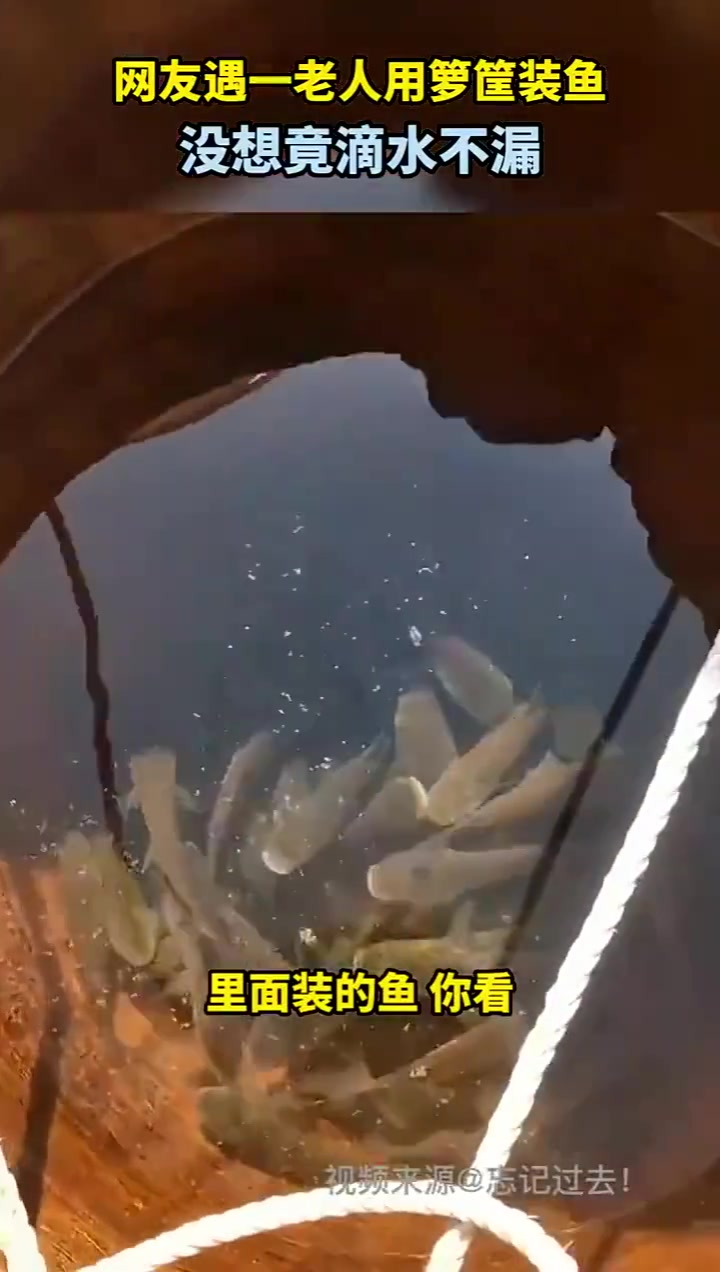 为啥这竹箩筐都不漏水的呢有没有吧友知道的