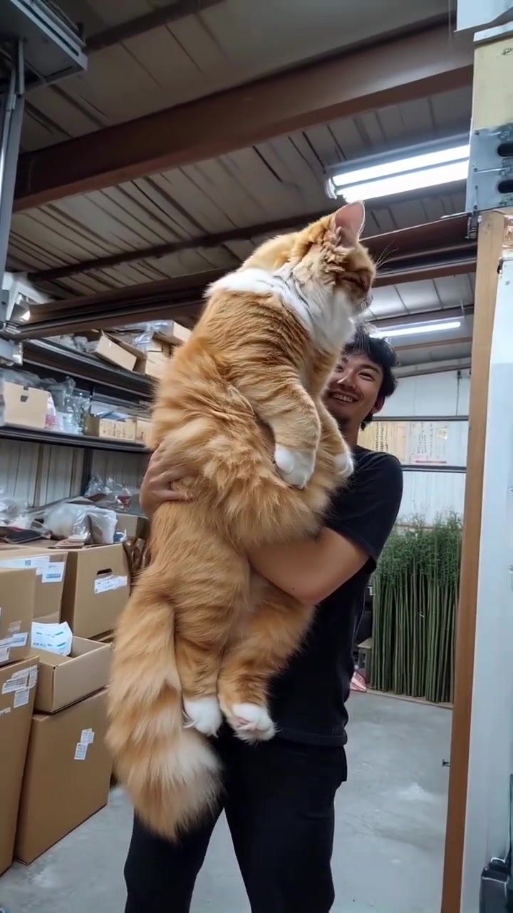 真的有这么大只的猫吗