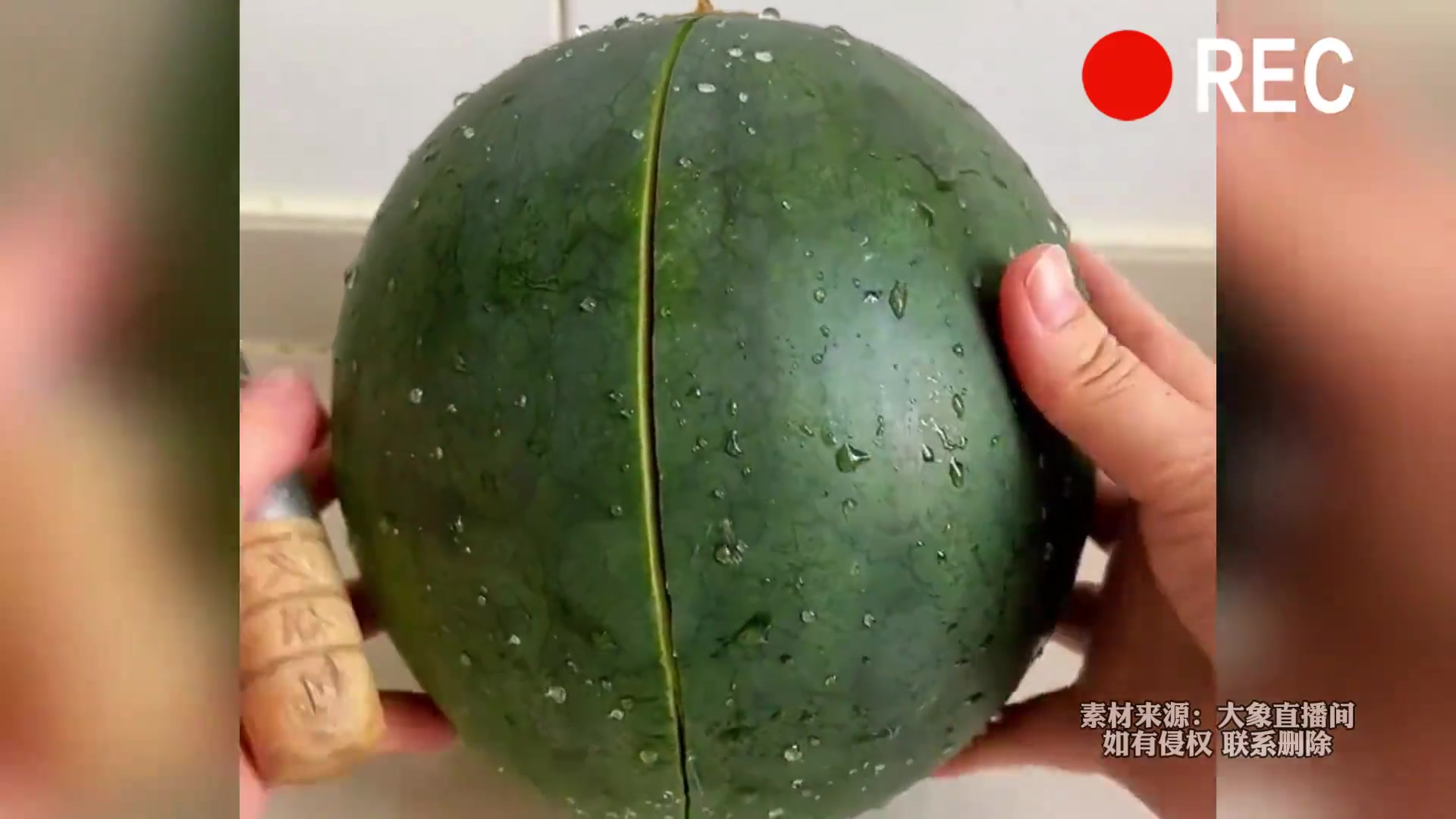 放了一个月的西瓜切开是什么样