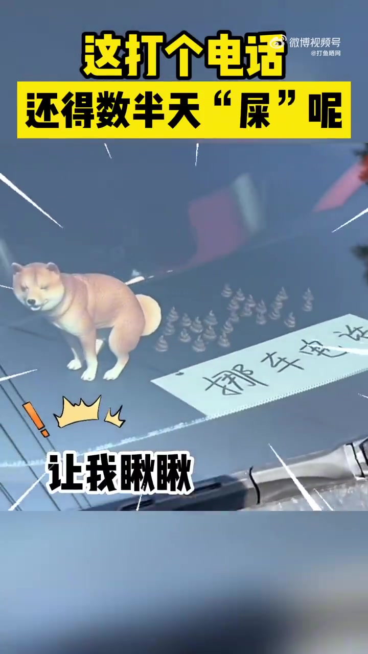 这打个电话还要数半天“屎”