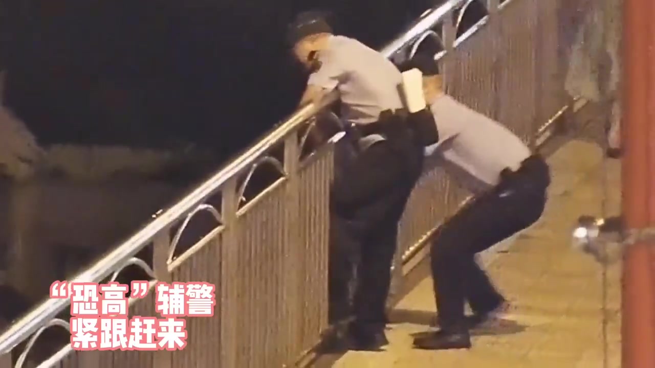 攀枝花轻生男子坠桥瞬间被民警救下