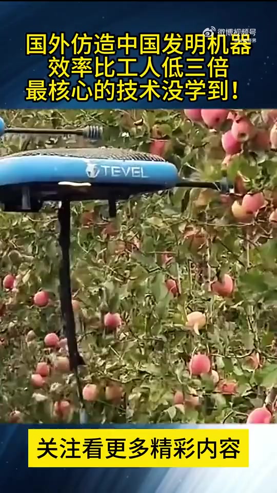 我外婆都比这国外无人机干活利索！