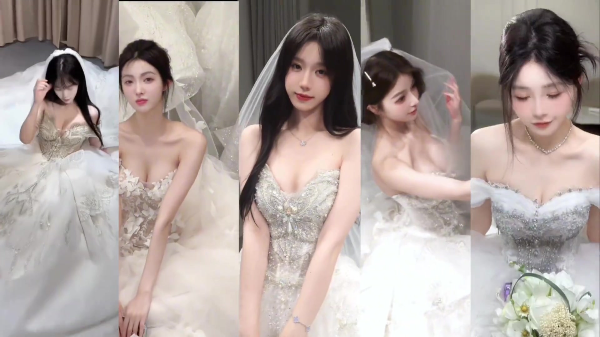 吧友们觉得哪套婚纱最好看呢