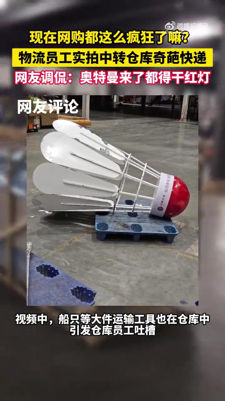 网友网购大象！物流员工实拍中转仓库奇葩快递！