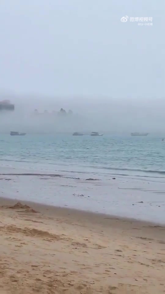 蓬莱海市蜃楼，怪不得古人认为蓬莱仙岛仙人存世！