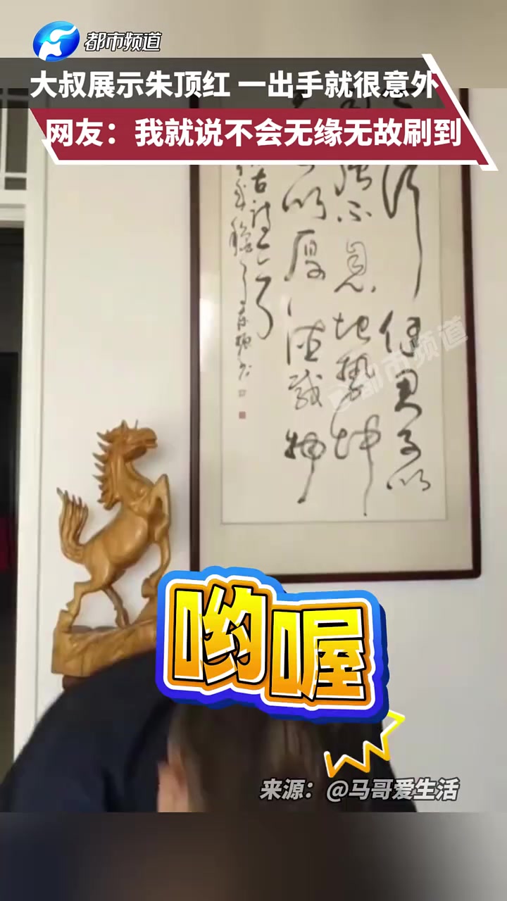 大叔展示朱顶红一出手就很意外，网友：我就说不会无缘无故刷到