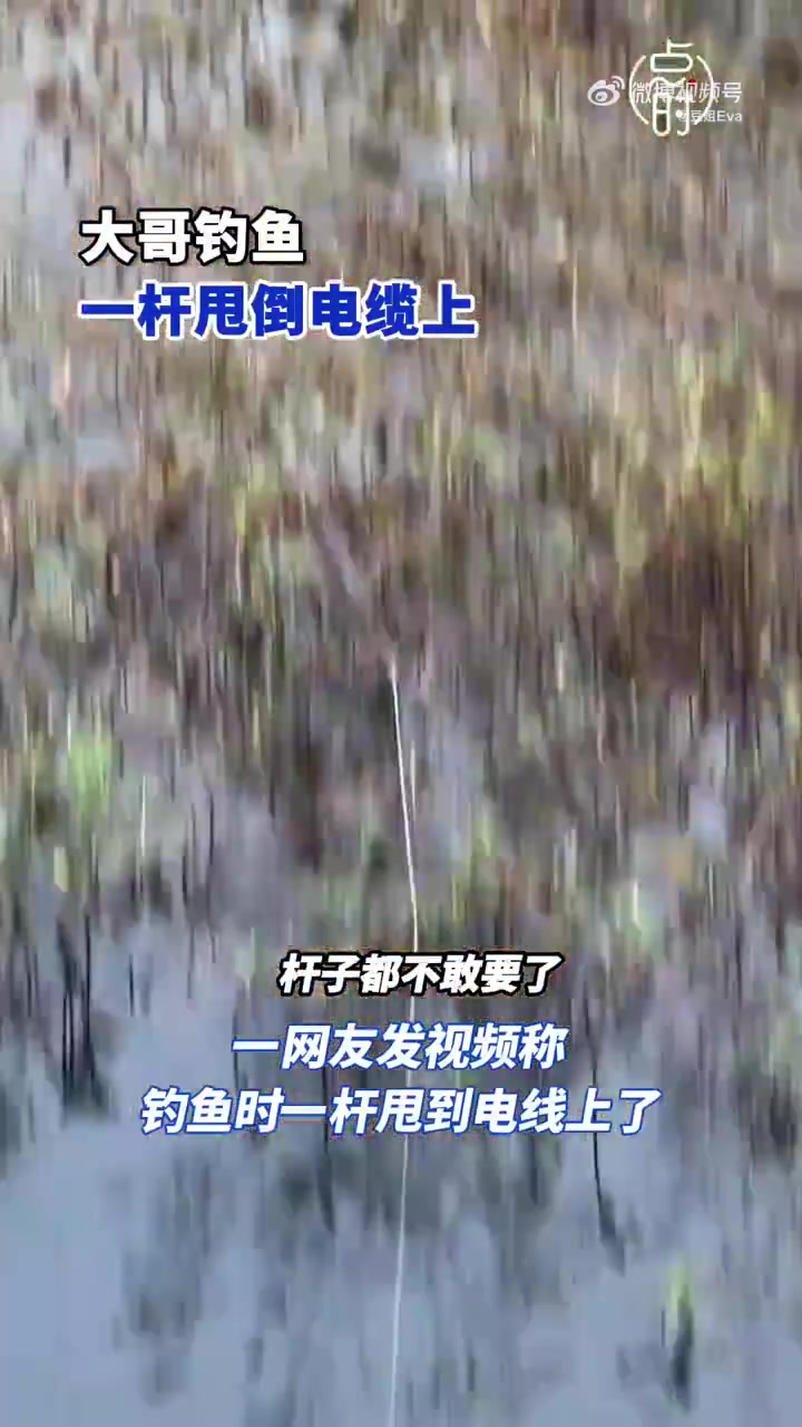 网友称：遇到这种情况，直接把杆子扔掉，安全第一！