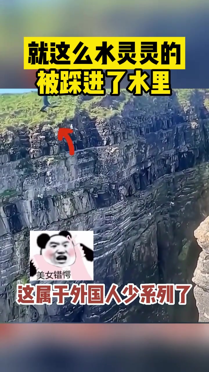 就这么水灵灵的被踩进水里了