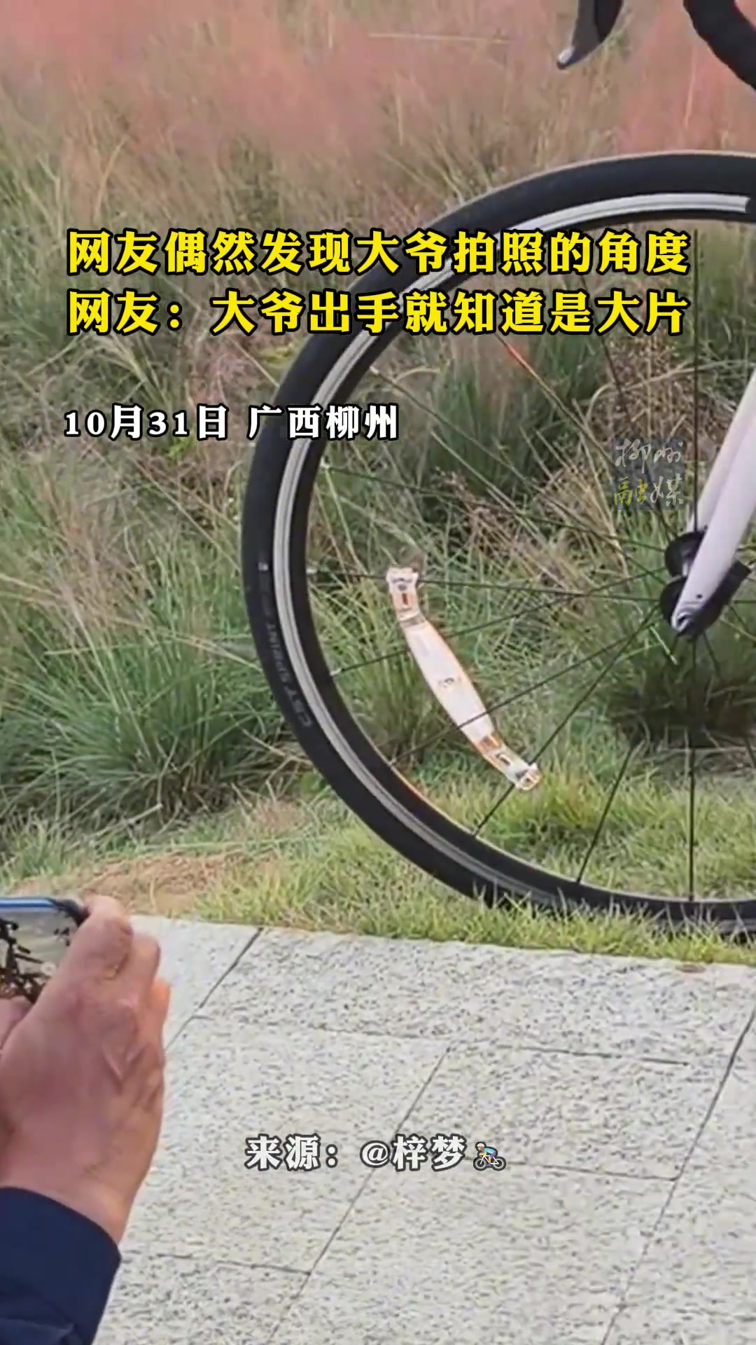 这么会找角度，看得出大爷以前拍照没少练过