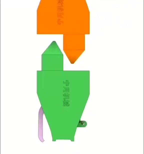 演示：列车的车厢如何互相挂接起来