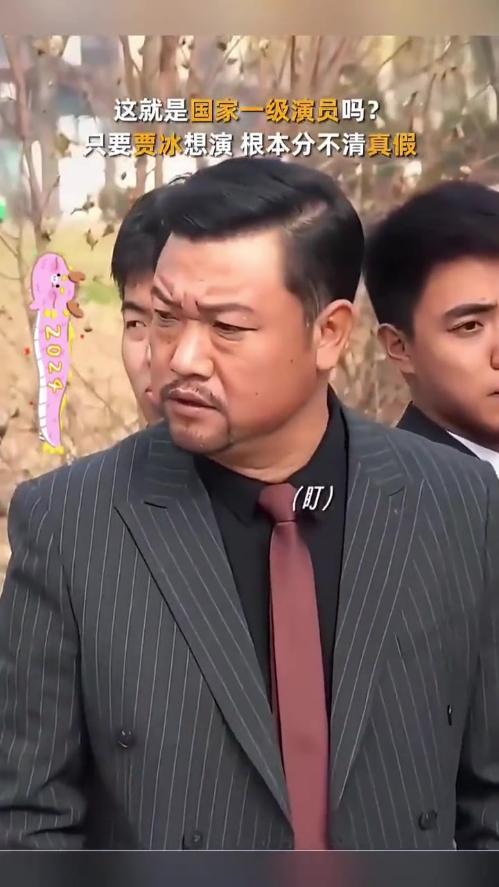这就是国家一级演员吗只要贾冰想演，根本分不清真假