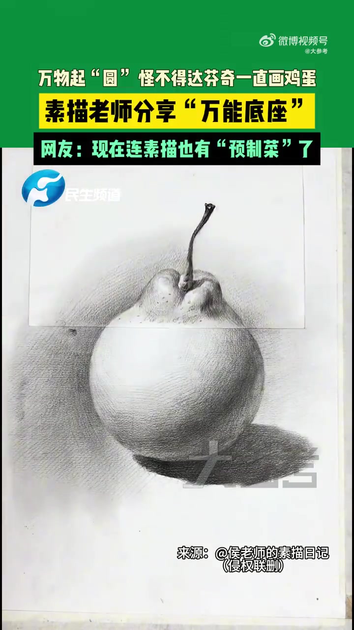 终于知道达芬奇为啥要画鸡蛋了
