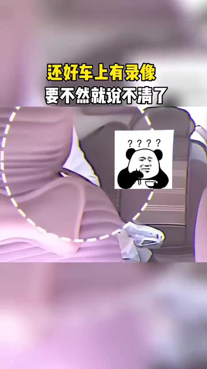 还好车上有录像，要不然都说不清了