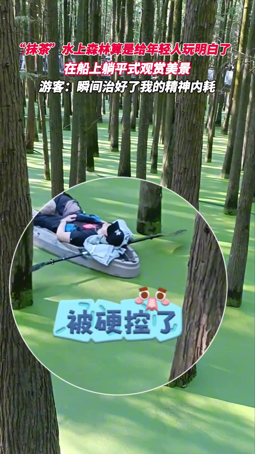 青山湖水上森林算是被这届年轻人玩明白了！