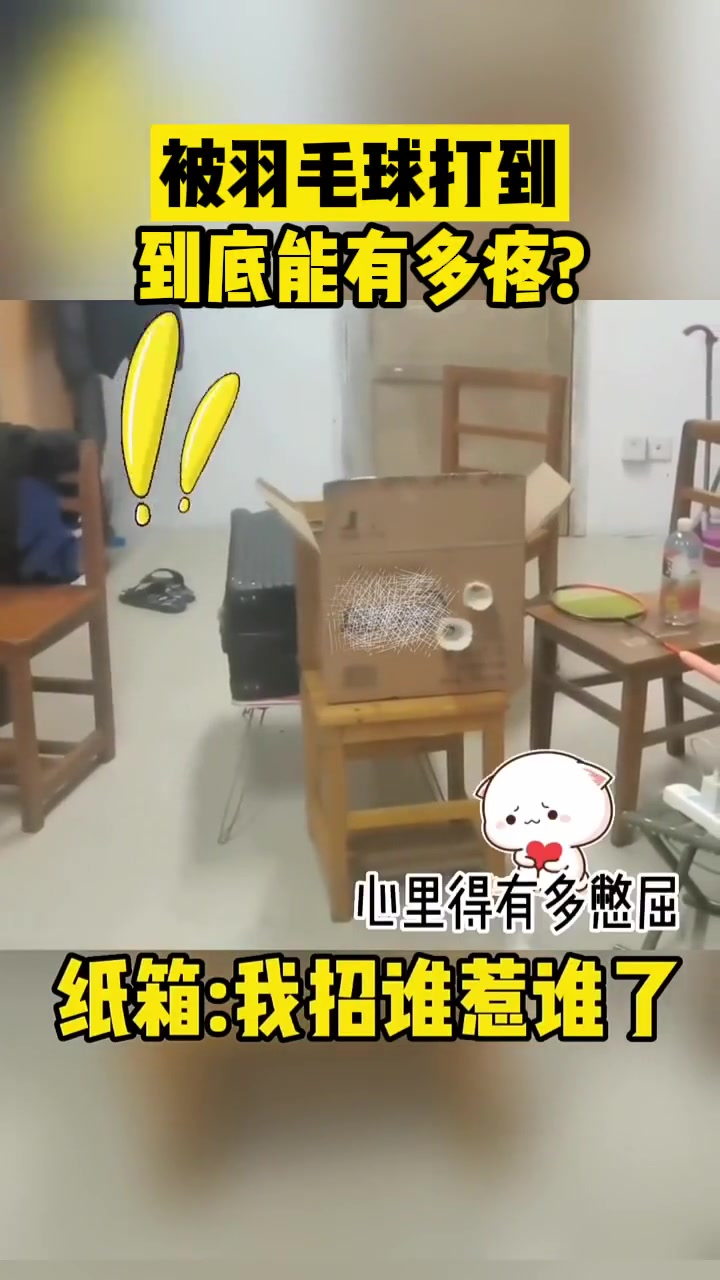 被羽毛球打到到底能有多疼