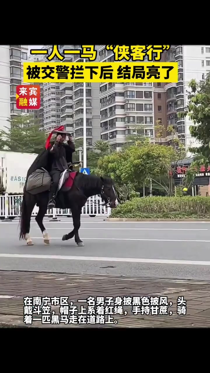 一人一马“侠客行”