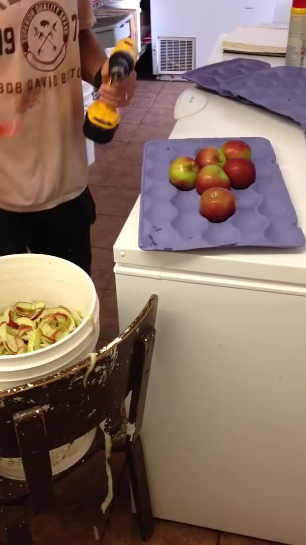 这让我想起很多年前买的削铅笔刀式样的手动削苹果皮机