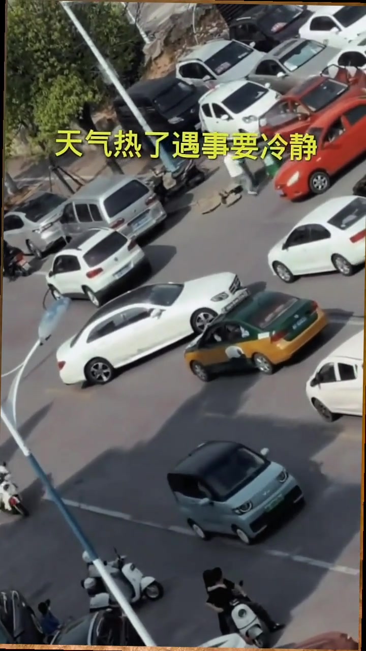 冲动是魔鬼啊！！奔驰车主也算冷静，没有伤及无辜