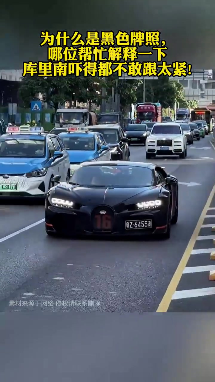 为什么是黑色牌照，哪位帮忙解释一下！！
