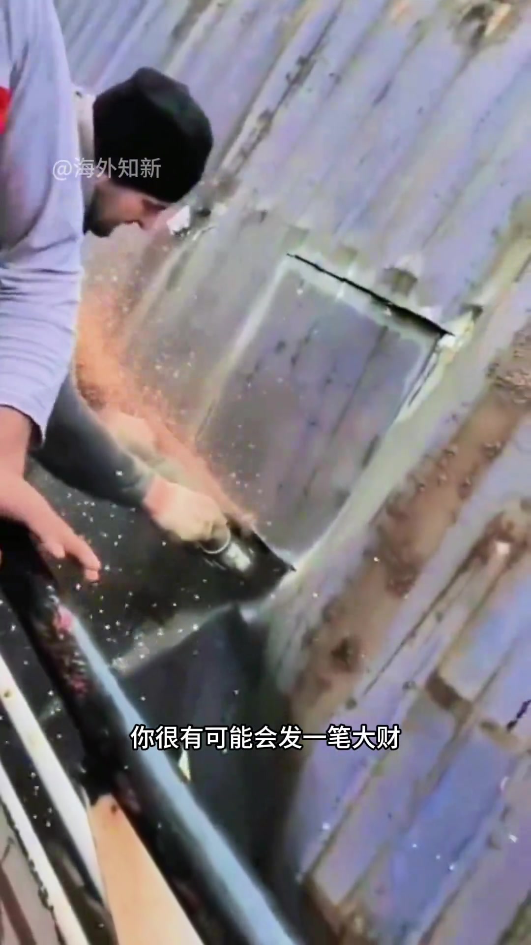 真不是要骗我去海上找掉落的集装箱吗