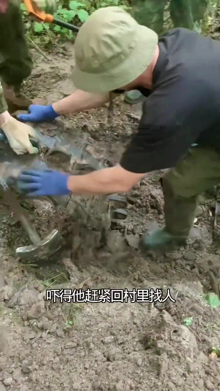 山上挖到一个怪东西，不知道是啥