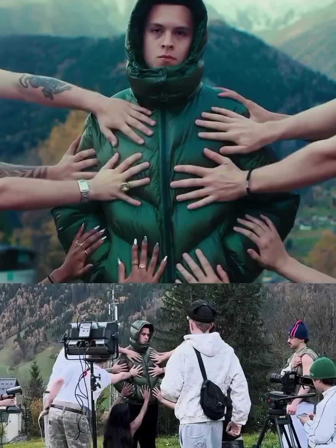 意思是你这羽绒服不怕火烧对吧！