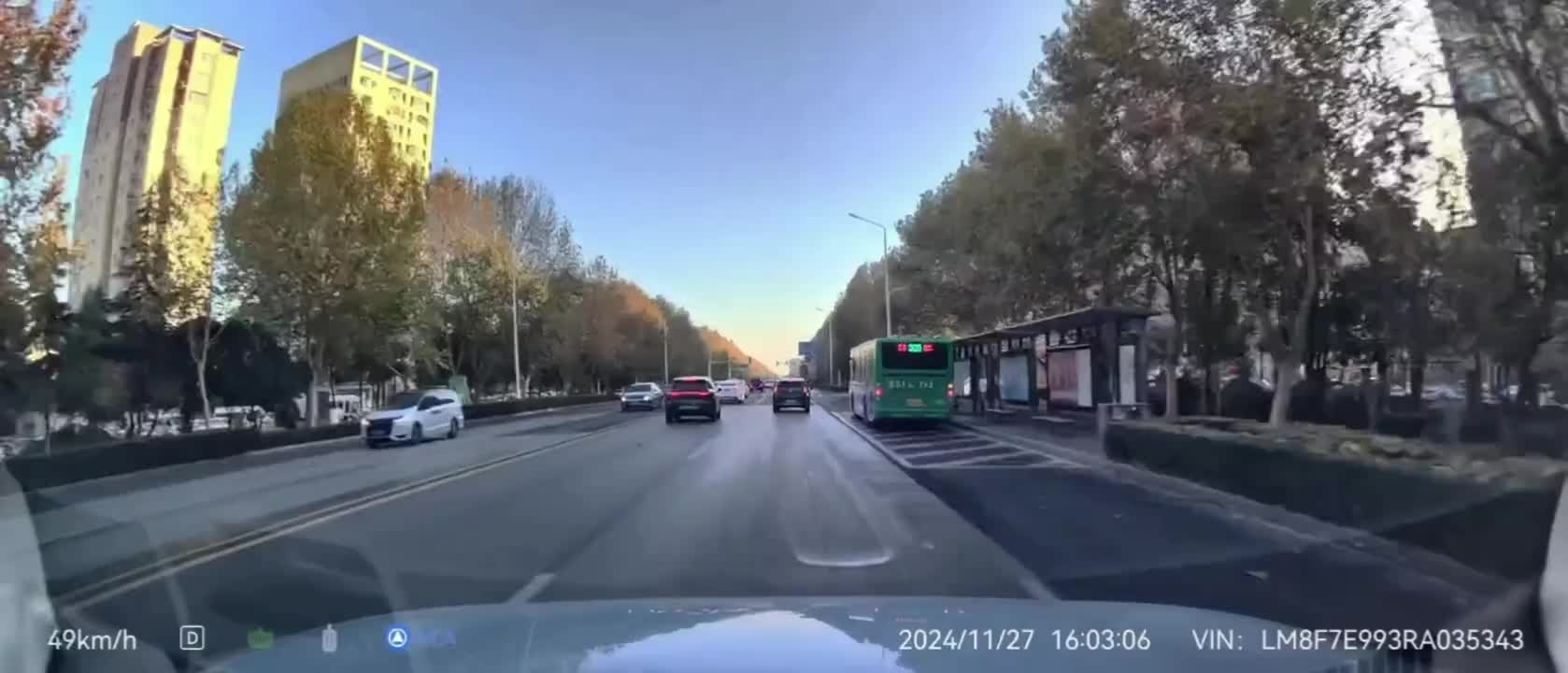 这个是触发了AEB吗非常灵敏啊！！！